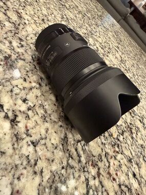 Sigma Beauty 50mm f/1.4 DG Art Lens — Black Finish.